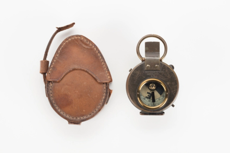 Image: compass and case