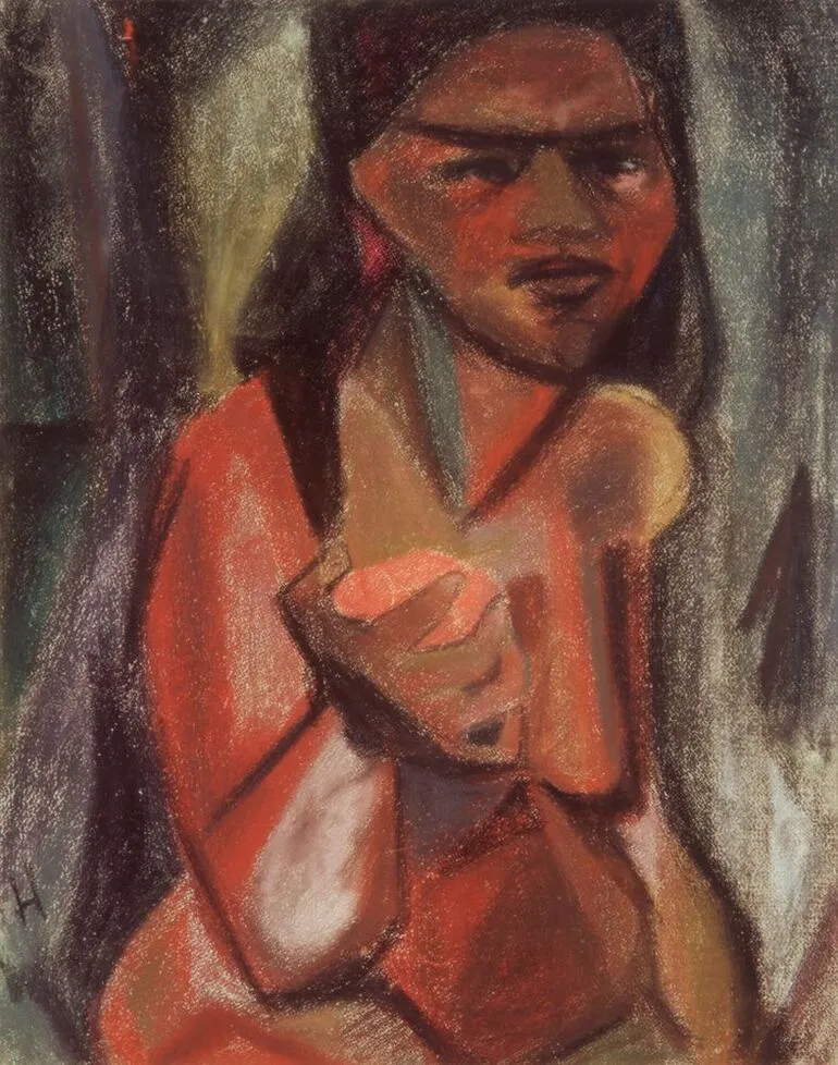 Image: Portrait of a Polynesian woman