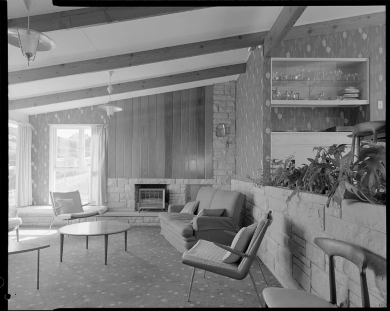 Image: Living room, Manthel house, Wellington