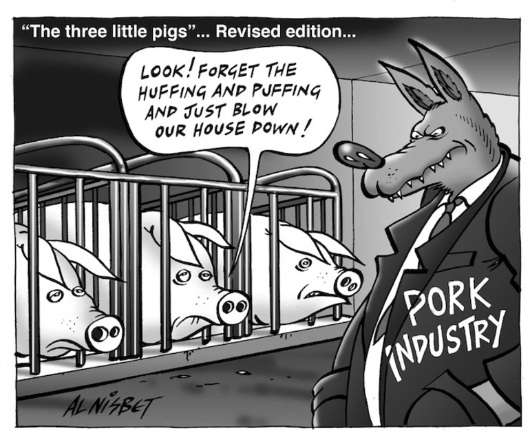 Image: "The three little pigs"... Revised edition... 24 May 2009