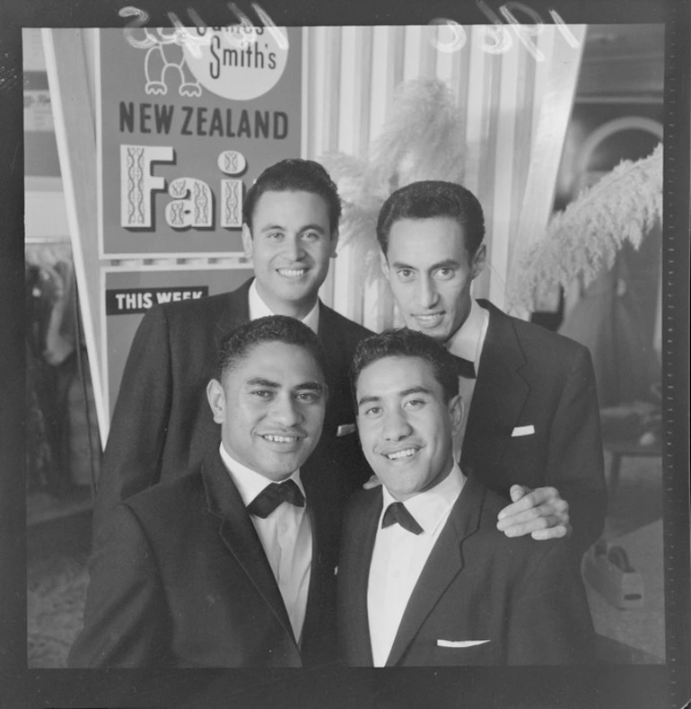 Image: Howard Morrison Quartet, at the James Smith's Fair, Wellington
