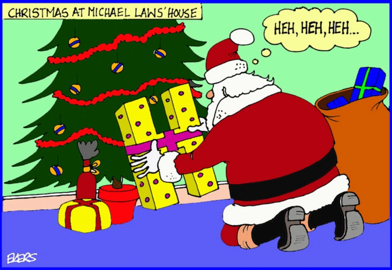 Image: Ekers, Paul, 1961- :Christmas at Michael Laws' house. 22 December 2009