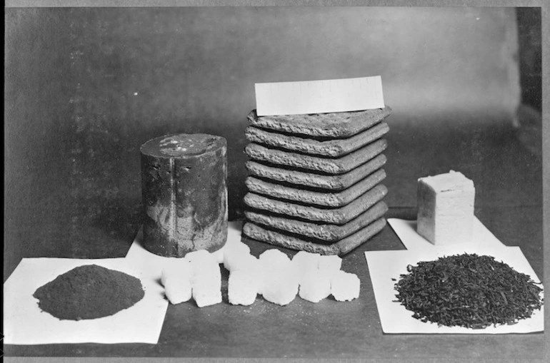 Image: One mans daily sledging food ration, Antarctica