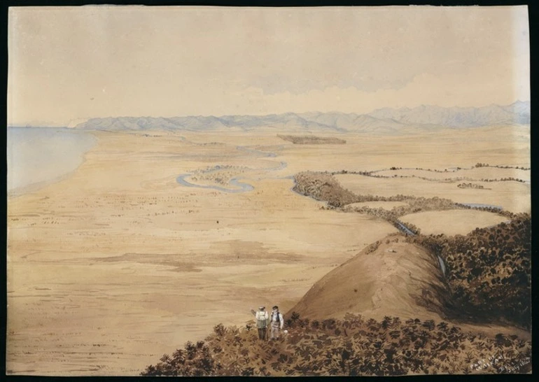Image: Bell, Francis Dillon, 1822-1898 :Part of Wairau. Bell. July 1845