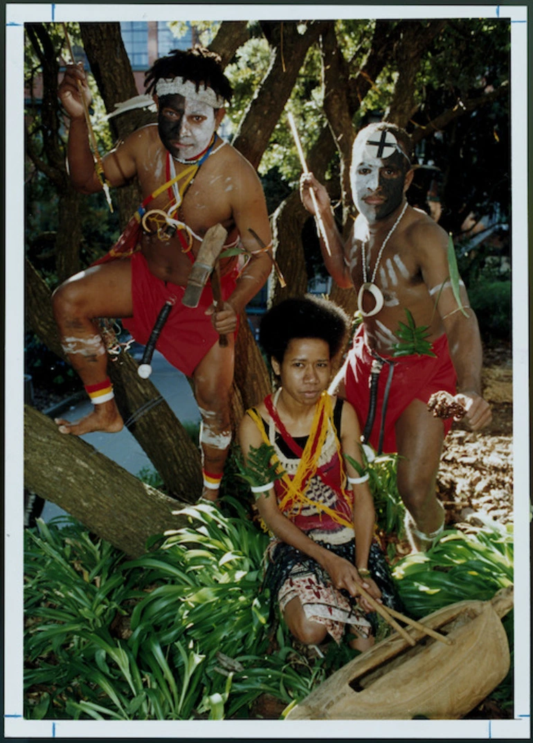 Image: Victoria University students perform Papua New Guinea dances - Photograph taken by Melanie Burford