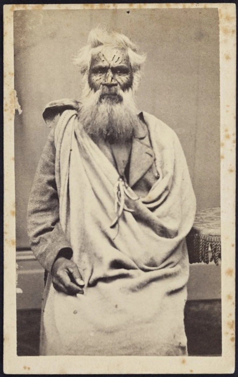 Image: Photographer unknown :Portrait of Hapurona d. 1874