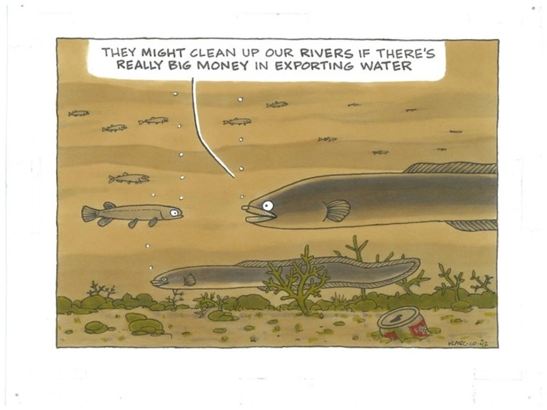 Image: Polluted rivers-exporting water