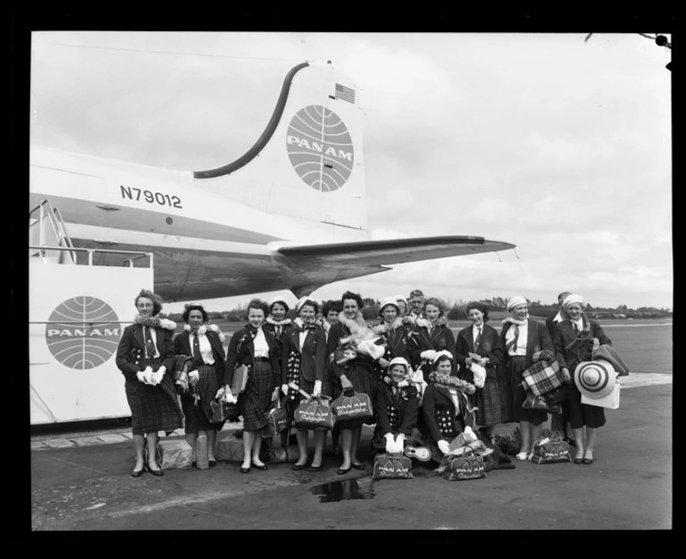 Image: Sargettes marching team, Whenuapai, Waitakere City, Auckland Region