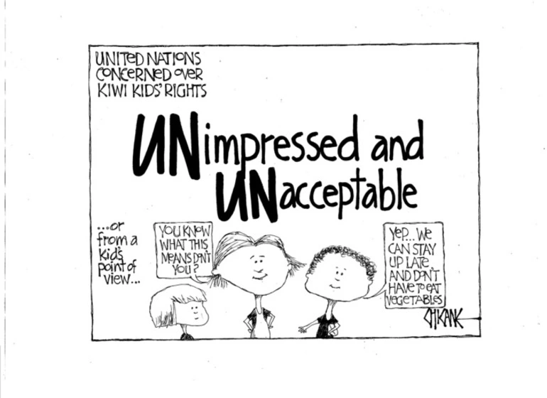 Image: United Nations concerned over Kiwi kids' rights. 21 January 2011
