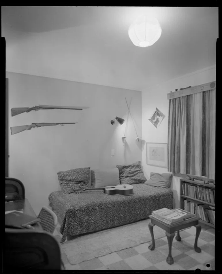 Image: Ellis house, 5 Glentui Grove, Khandallah, study