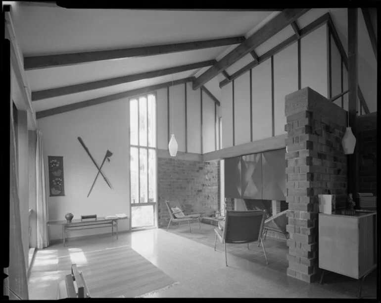 Image: Living room of Power house, Silverstream