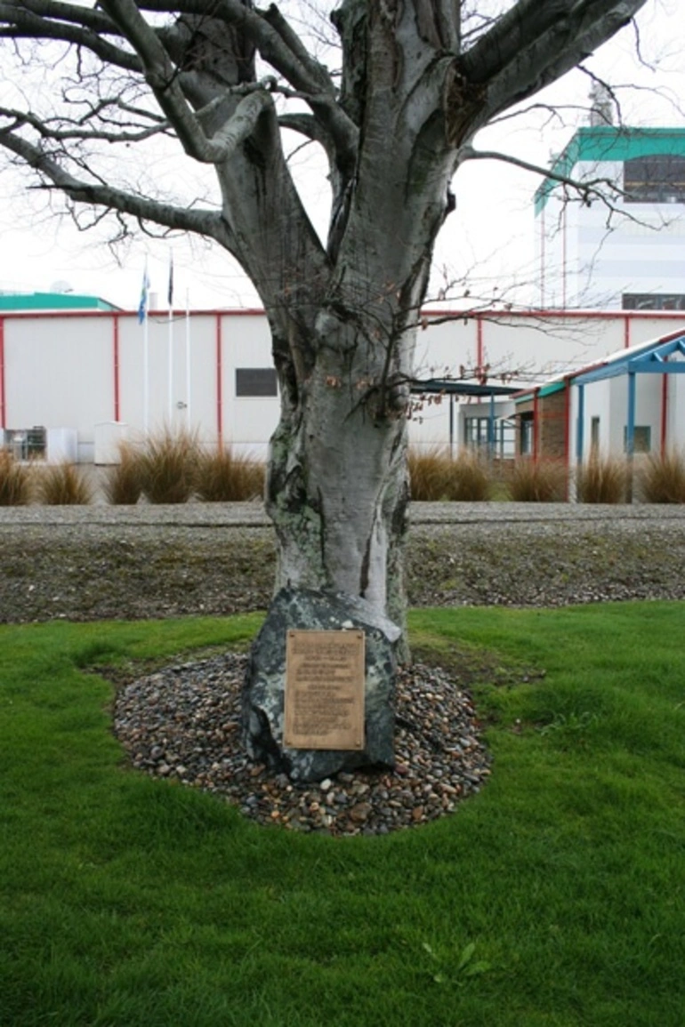 Image: Edendale dairy factory war memorial plaque