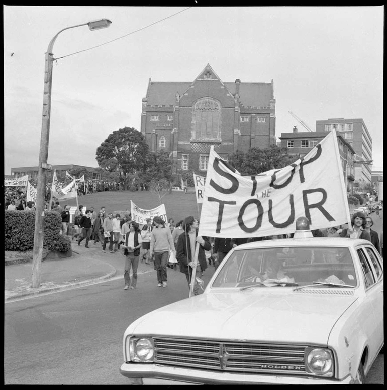 Image: Protest against the 1970 Springbok tour