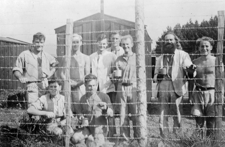 Image: Conscientious Objectors at Hautu Detention Camp, 1943