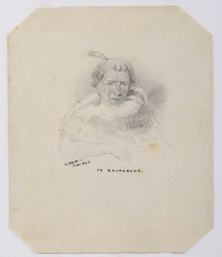 Image: Te Rauparaha. June 1845.
