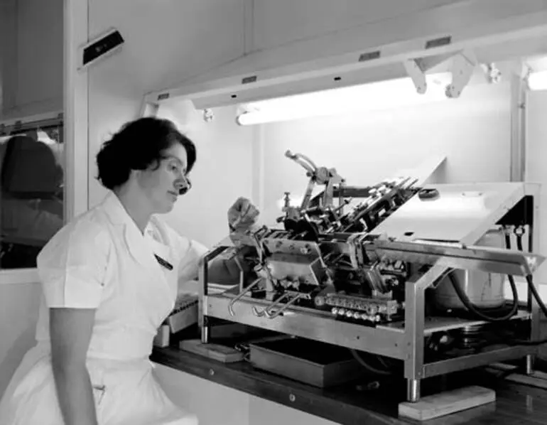 Image: Smallpox vaccine production, 1970
