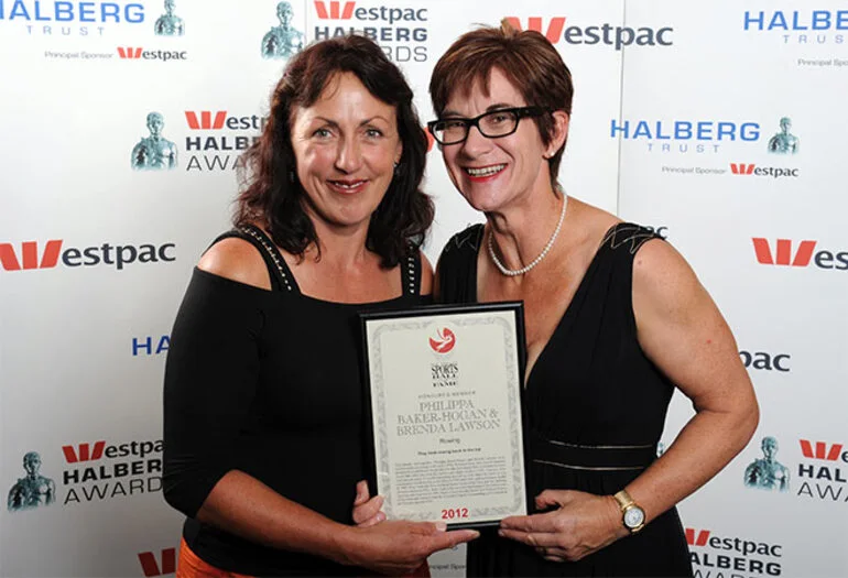 Image: Brenda Lawson and Philippa Baker inducted into the Sports Hall of Fame