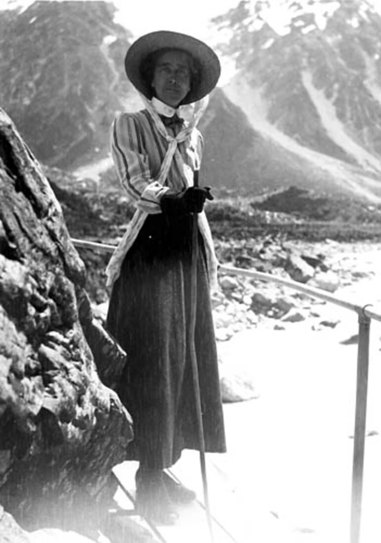 Image: Winifred Lily Boys-Smith at Franz Josef Glacier