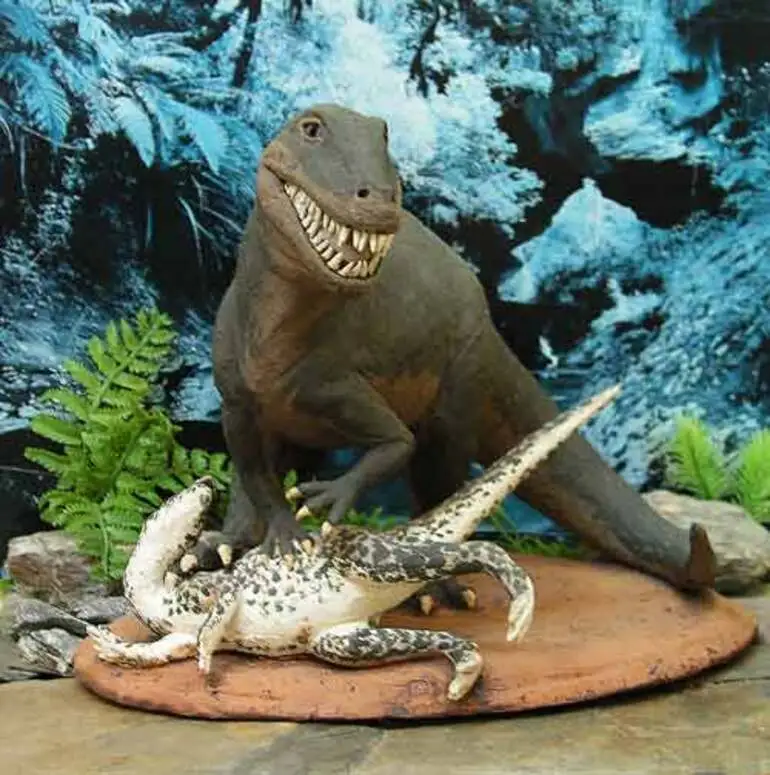 Image: Dinosaur diorama