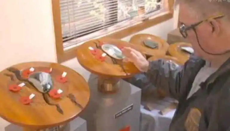 Image: West Coast man makes more than 100 poppy bowls for RSAs, churches, maraes