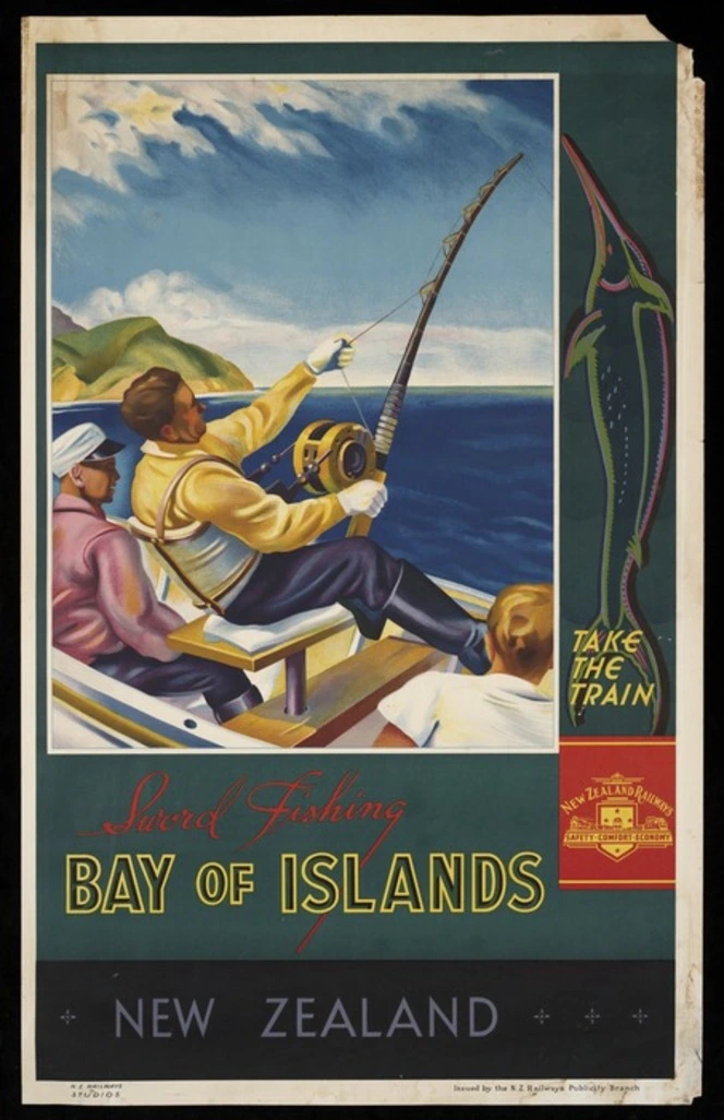 1930 Fishing Rod -  New Zealand