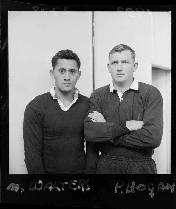 M Walters and P Hogan, rugby union football players