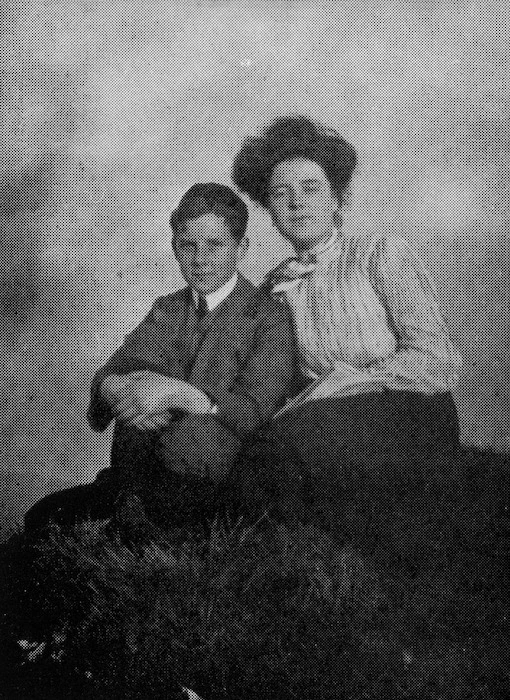 Katherine Mansfield y su hermano Leslie