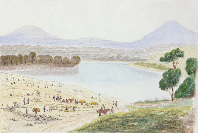 Hamley, Joseph Osbertus, 1820-1911 :Meremere, Waikato [1864]
