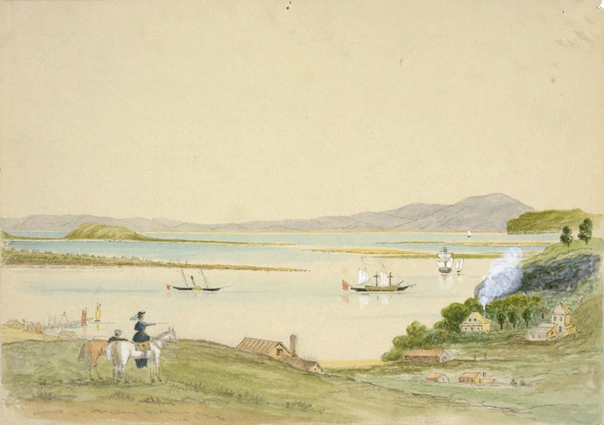 Hamley, Joseph Osbertus, 1820-1911 :Onehunga, near Auckland. [1864]