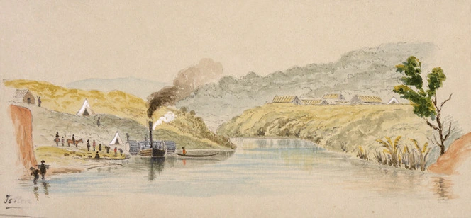 Hamley, Joseph Osbertus, 1820-1911 :Te Rore, Waikato [1864]