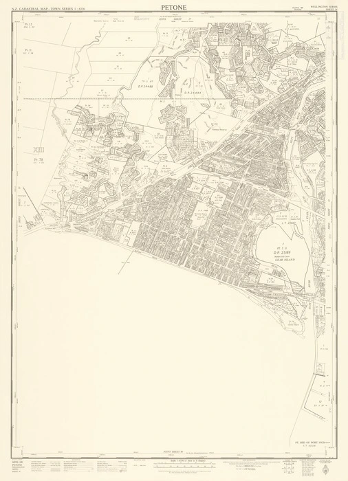 Petone [cartographic material] / drawn by A.P. Hunter