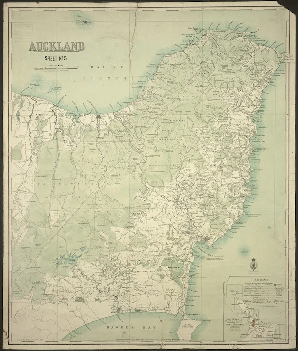 Auckland. Sheet no. 5 [cartographic material] / drawn by W. Deverell.