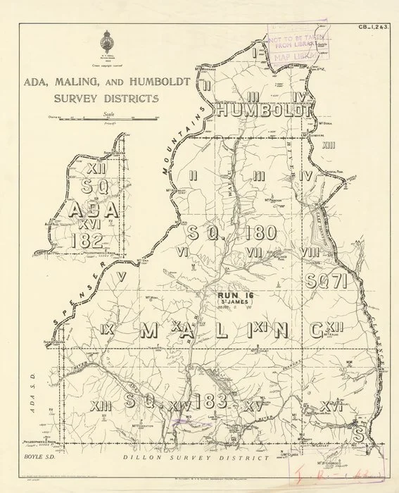Ada, Maling and Humboldt survey districts [electronic resource].