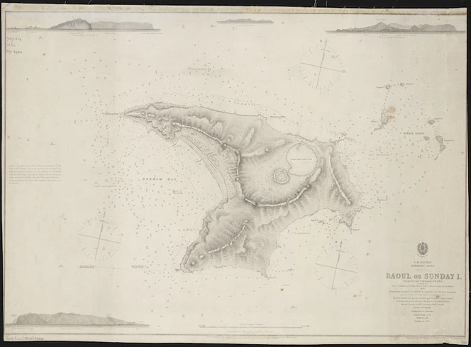 Raoul or Sunday I. [cartographic material] / surveyed by Captn. H.M. Denham.