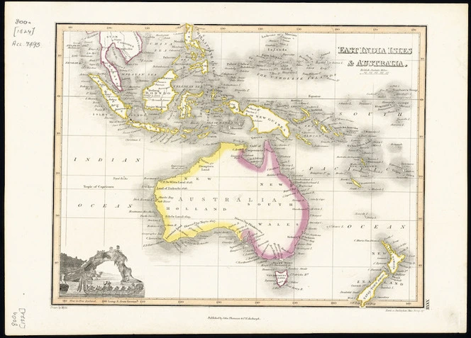 East India Isles & Australia [cartographic material] / drawn by Wyld ; Hewitt sc. Buckingham Place, Fitzroy Sqe.