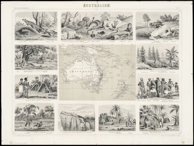 Australien [cartographic material] / F.A. Brockhaus.
