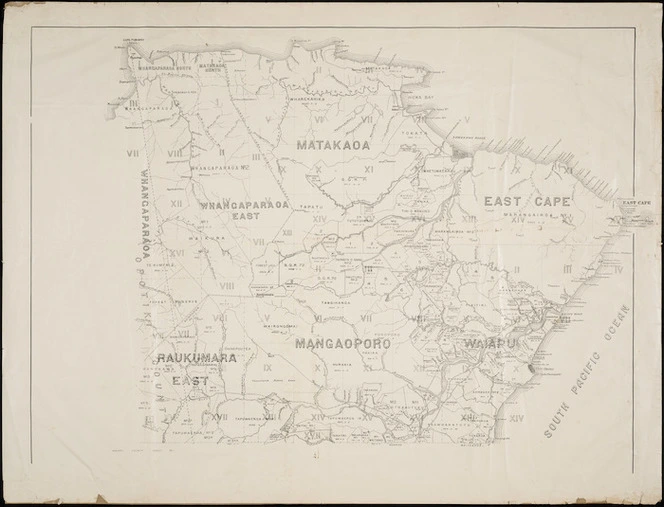 Waiapu County [cartographic material] / drawn by Geo. A. Beere.