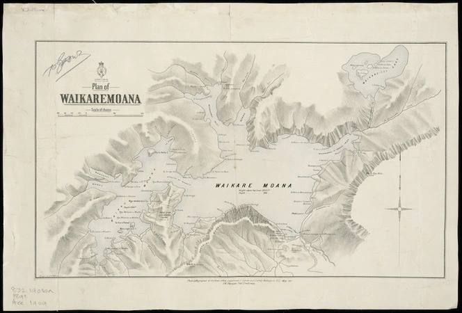 Plan of Waikaremoana [cartographic material].