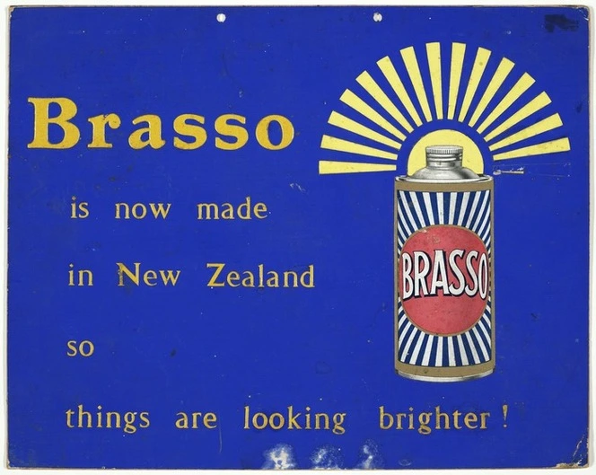 Reckitt and Sons Ltd :Brasso is now m, Items, National Library of New  Zealand