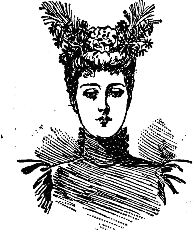 THE LATEST STTtE IN BONNETS, (Manawatu Herald, 13 March 1897)