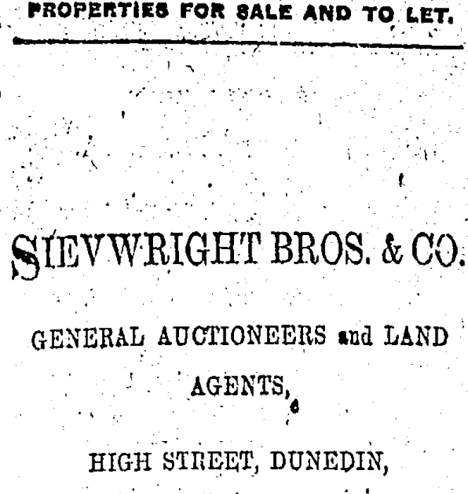 Page 8 Advertisements Column 4 (Otago Daily Times 9-11-1904)
