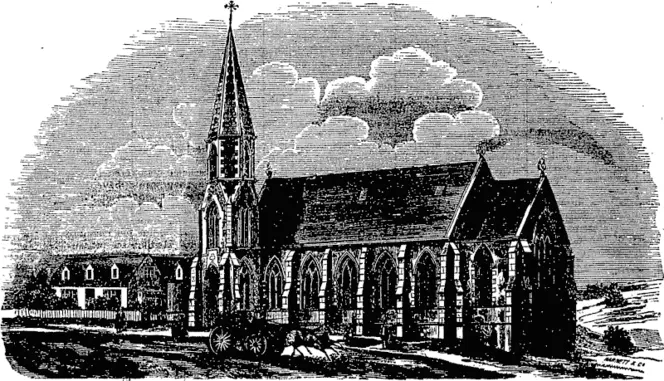 ST. PAUL'S CHCBCH, DTJN E D I JSP.' (Otago Witness, 25 June 1864)