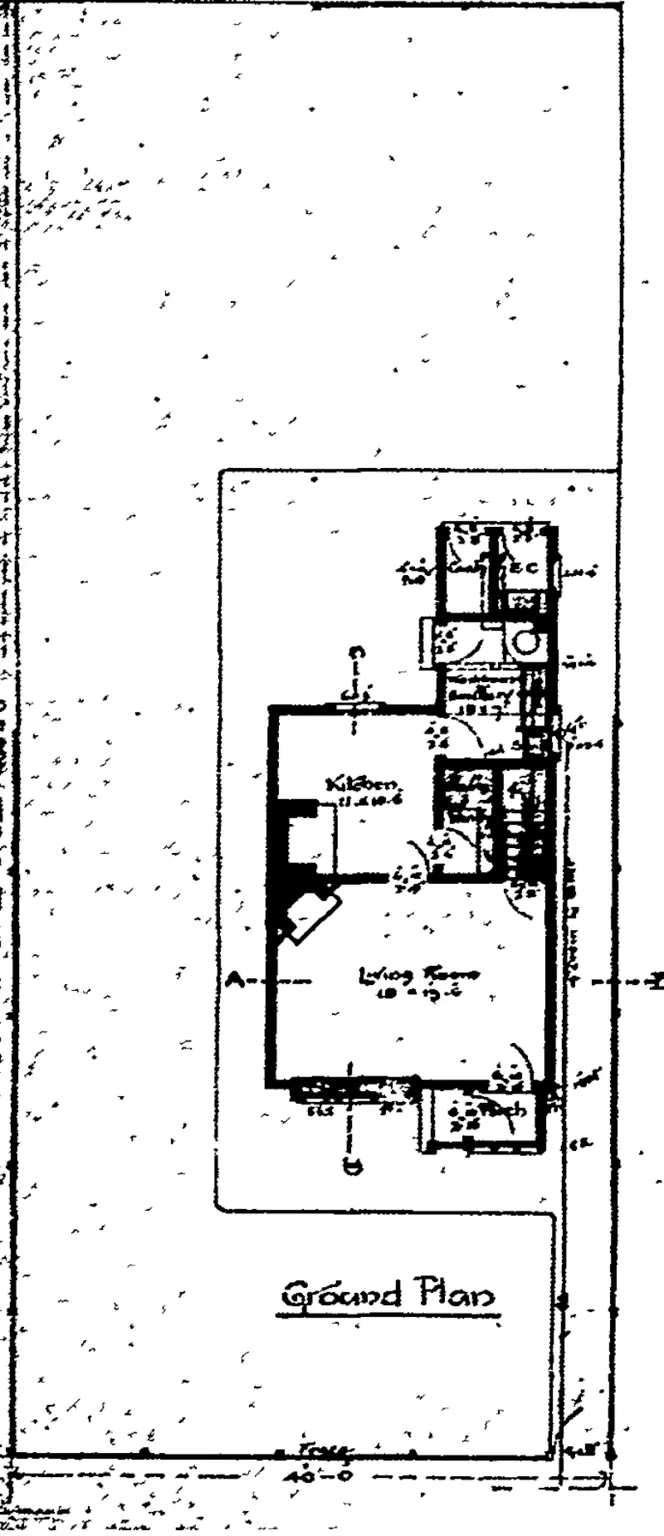 GROUND PLANS AND ELEVATIONS FOR A TWO-STOREY COTTAGE AT PETONE (Otago Witness, 09 May 1906)