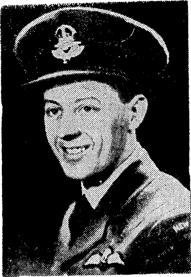 Flight Lieutenant V.C. Fittall, (Evening Post, 29 January 1944)
