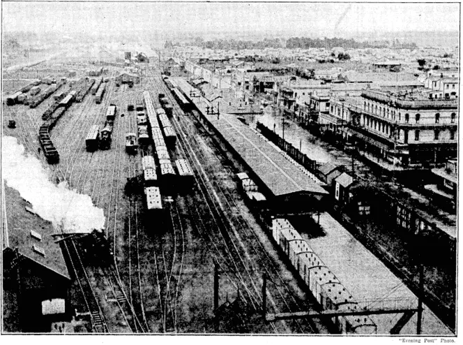 Railway Station and Yards, Palmerston North, (Evening Post, 31 October 1934)