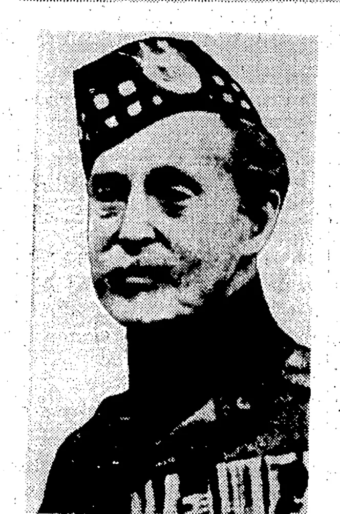 Sport and General" Photo. GENERAL SIR lAN HAMILTON, who, at the-British- Empire Service ; League's luncheon on Anzac Day ' in London, said the reverberations of Gallipoli were [still rolling \ round the liiorld after 21 years. ■ (Evening Post, 27 April 1936)