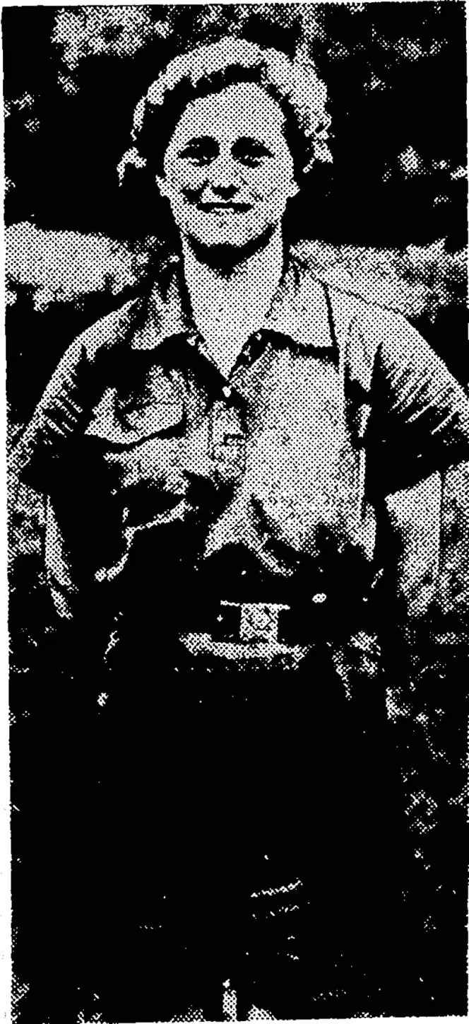 Olwyn Haycock, of the Richmond Company of Girl Guides, Nelson, who represented New Zealand at the International Encampment at Camp Andree, BriarcliffManor, New York, last month. Twentyll seven nations were revresented. (Evening Post, 21 September 1937)