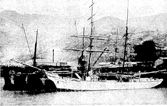 The Eliza Firth at Lyttelton, (Evening Post, 13 February 1937)