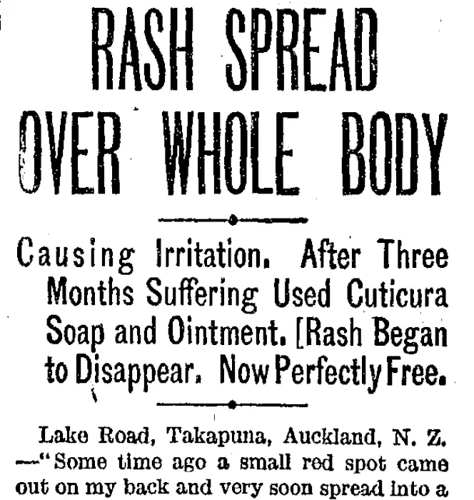 Page 3 Advertisements Column 5 (Taranaki Daily News 27-1-1915)