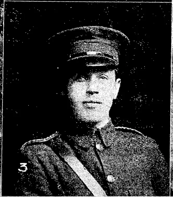 1) Pvt. A. H. Graham (killed); (2) Pvt. J. McDougall (wounded); (3) Corporal W. J. Copeland (killed); (4) Pvt. G. Barton (wounded). (Wanganui Chronicle, 27 May 1915)